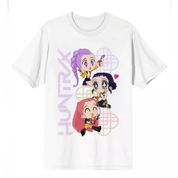 Netflix Tops - KPOP Demon Hunters Huntrix Tee-Shirt